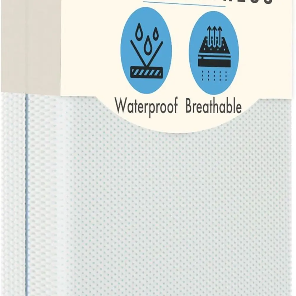 

6-дюймовый двусторонний матрас для кроватки и кровати для малышей с охлаждающей пеной с эффектом памяти — водонепроницаемый, моющийся, дышащий мягкий хлопковый чехол —