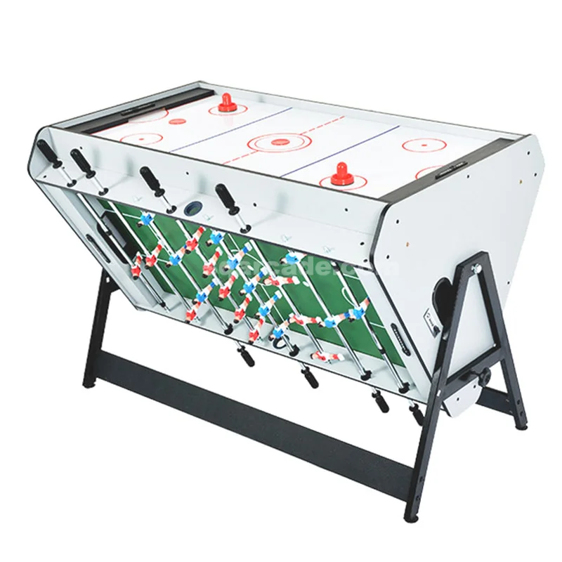 

High Quality 3-in-1 Multi Game Swivel Pool Table Football Air Hockey Table Bubble Hockey Table for Home Indoor Amusement
