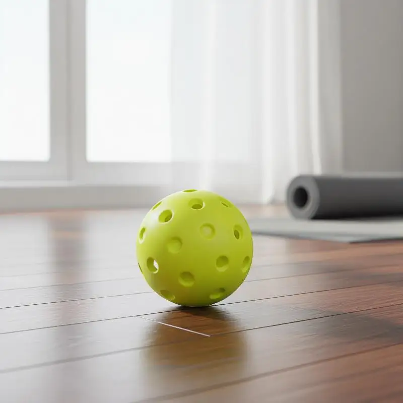 Silent Pickleball Balls Quiet Foam Pickleballs Practice Balls With Exact Real Ball Bounce Soft PU Pickleball Ball For Indoor Use