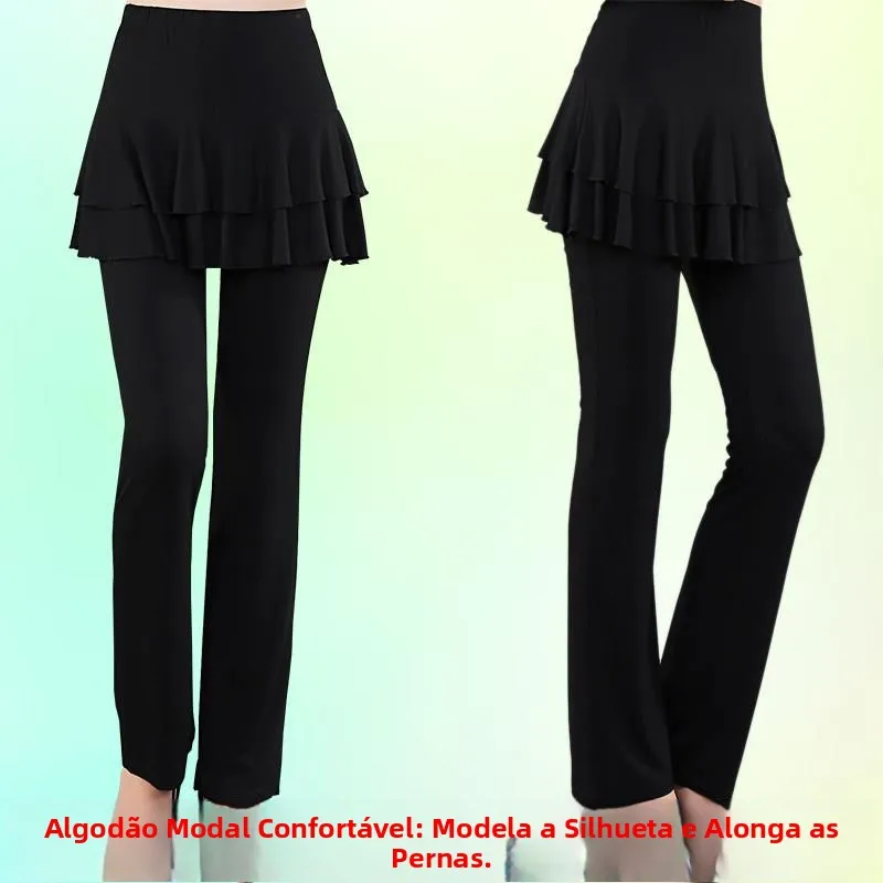 long-modal-dance-pants-women's-latin-dance-skirt-pants-practice-fitness-trousers-spring-summer-long-pants-ear-mushroom-waist