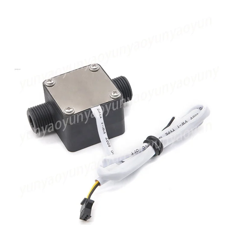 PPS Gear Flowmeter High Accuracy Liquid Flow Sensor 24VDC 0.5-20L/min for LPG Fuel Car Washer Water