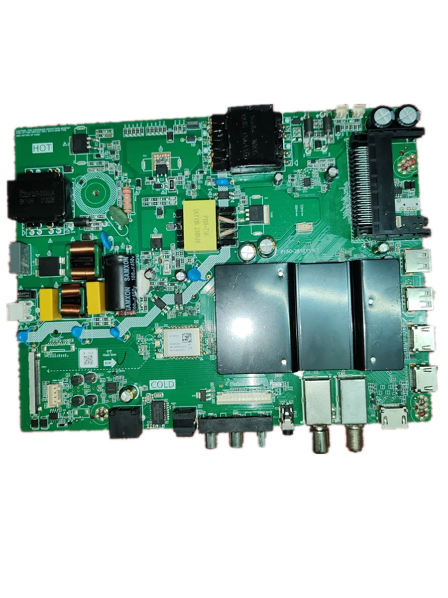 P150-2851AV9.7   Three in one 4K WIFI TV motherboard, physical photo, tested well for   100--119V  1.5g +16G  840ma