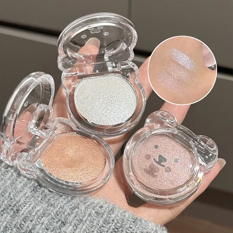 QIBEST diamant surligneur poudre Palette paillettes visage Contour éclaircir maquillage miroitant Ultra-concentré éclairer cosmétiques