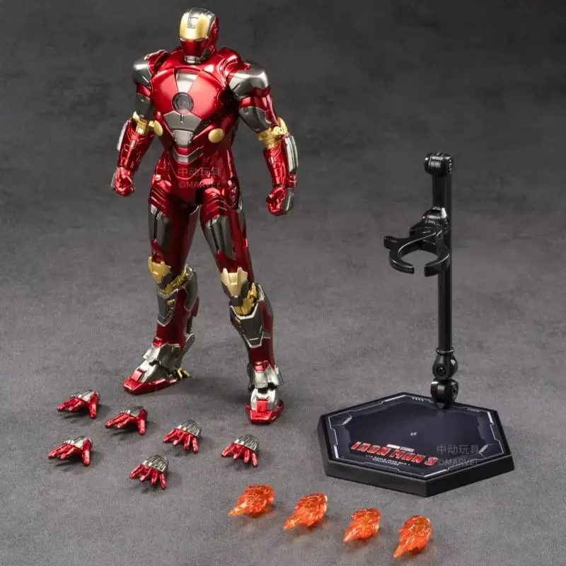 Nieuwe Zd Speelgoed 1/10 Iron Man 3 Mk18 Mk19 Mk27 Mk23 Mk38 Action Figure Tony Stark Mecha Model Beweegbare Anime Avengers Collectie Speelgoed