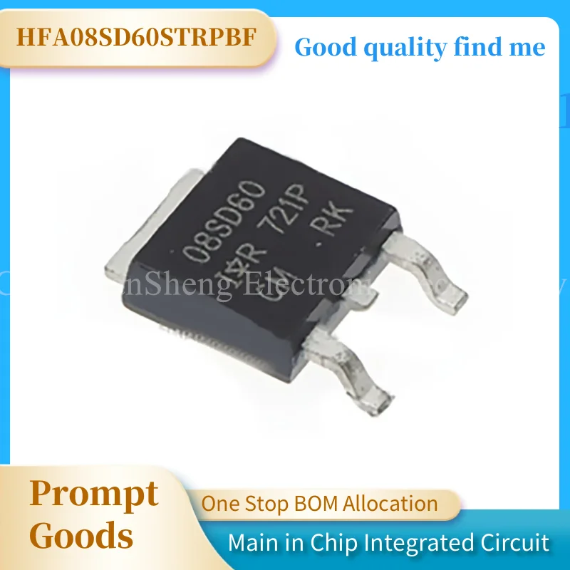 

10PCS /Lot HFA08SD60STRPBF DIODE GEN PURP 600V 8A DPAK