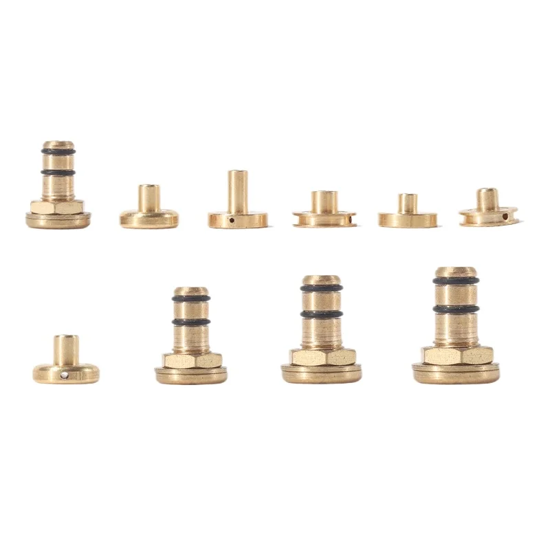 Flat Tire Valve Full Copper Inflation Nozzle | for Slip Shaft Air Expansion Shaft Accessories Rewinding Unwinding Machine Parts