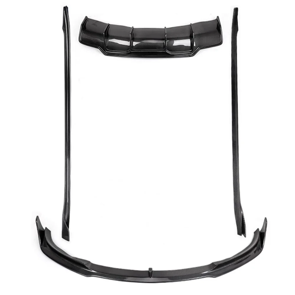 

Carbon Fiber For Tesla Model 3 Modified Front Rear Lip Shovel Side Skirt Assembly Auto Accessories