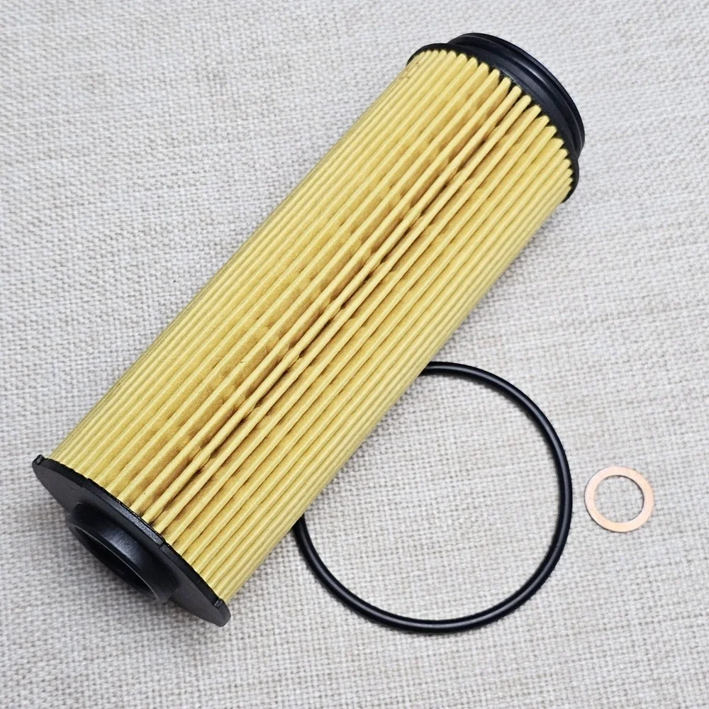 Car Oil Filter 11427826799 For BMW F20 F30 G21 G30 G12 G01 G02 G05 M140i 330d 340i 530d 740 X3 X4 X5 X6 B57 B58 Engine view 2
