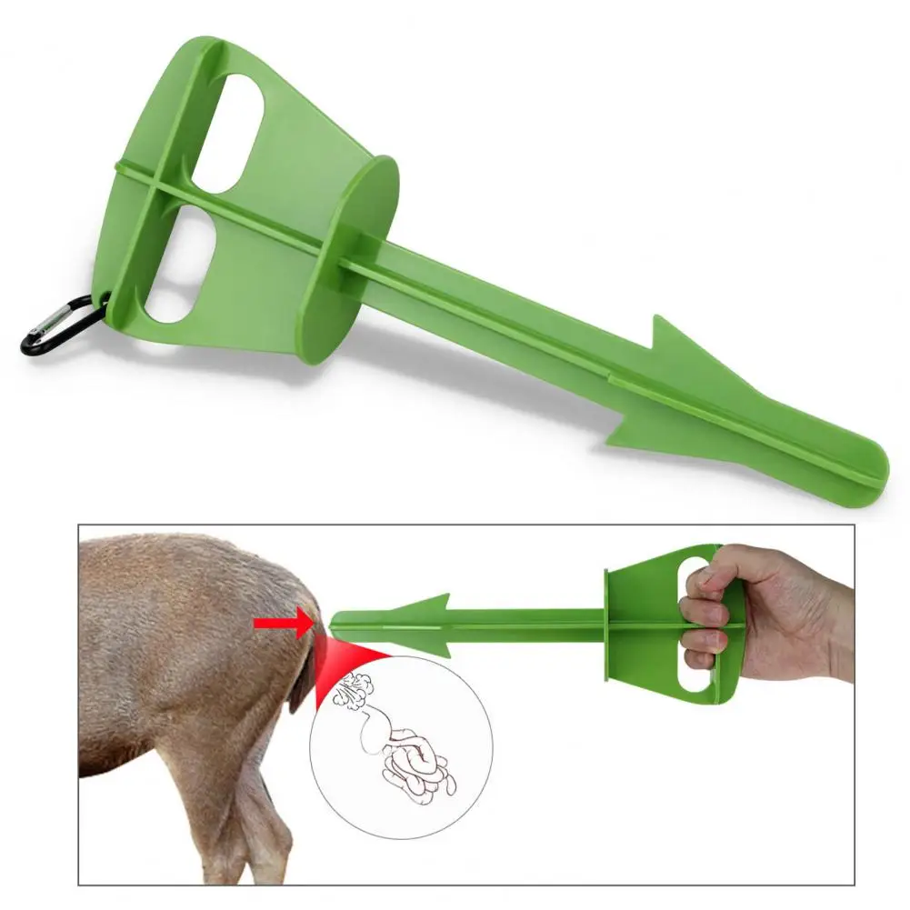 Animal Butt Out Tool Quick Cleaning Anal Plastic Hunter Butt Out Stick Tool for Large Livestock Hunting Cleaning-up Tool