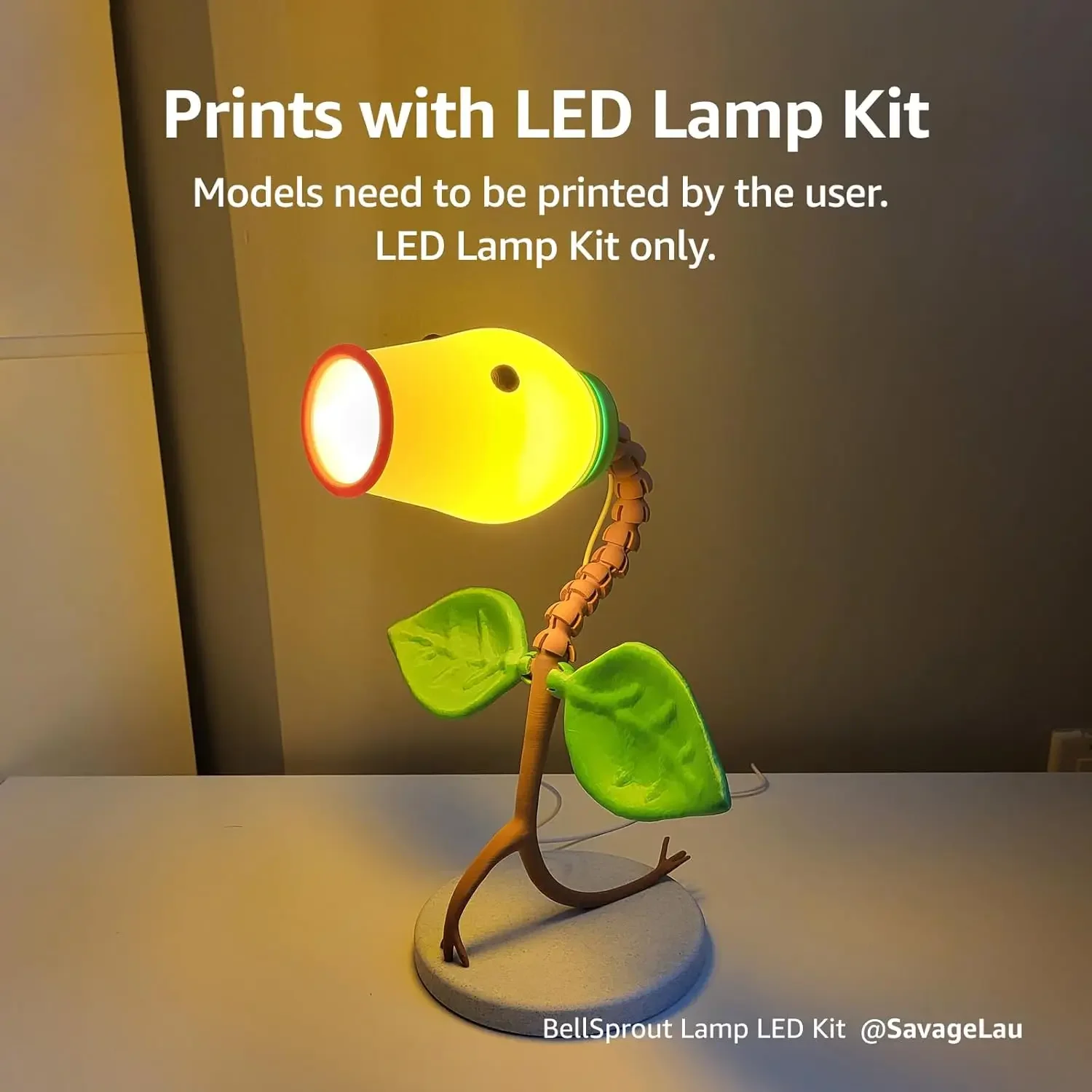 US StockBambu Lab A1 mini 3D Printer + LED Lamp Kit, Set Up in 20 Mins, High Speed & Precision, Full-Auto Calibration & Active F
