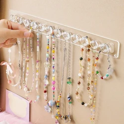 Necklace Hangers Acrylic Necklaces Holder Wall Mounted Jewelry Organizer Hanging Necklace Holder For Necklaces Bracelets Chains