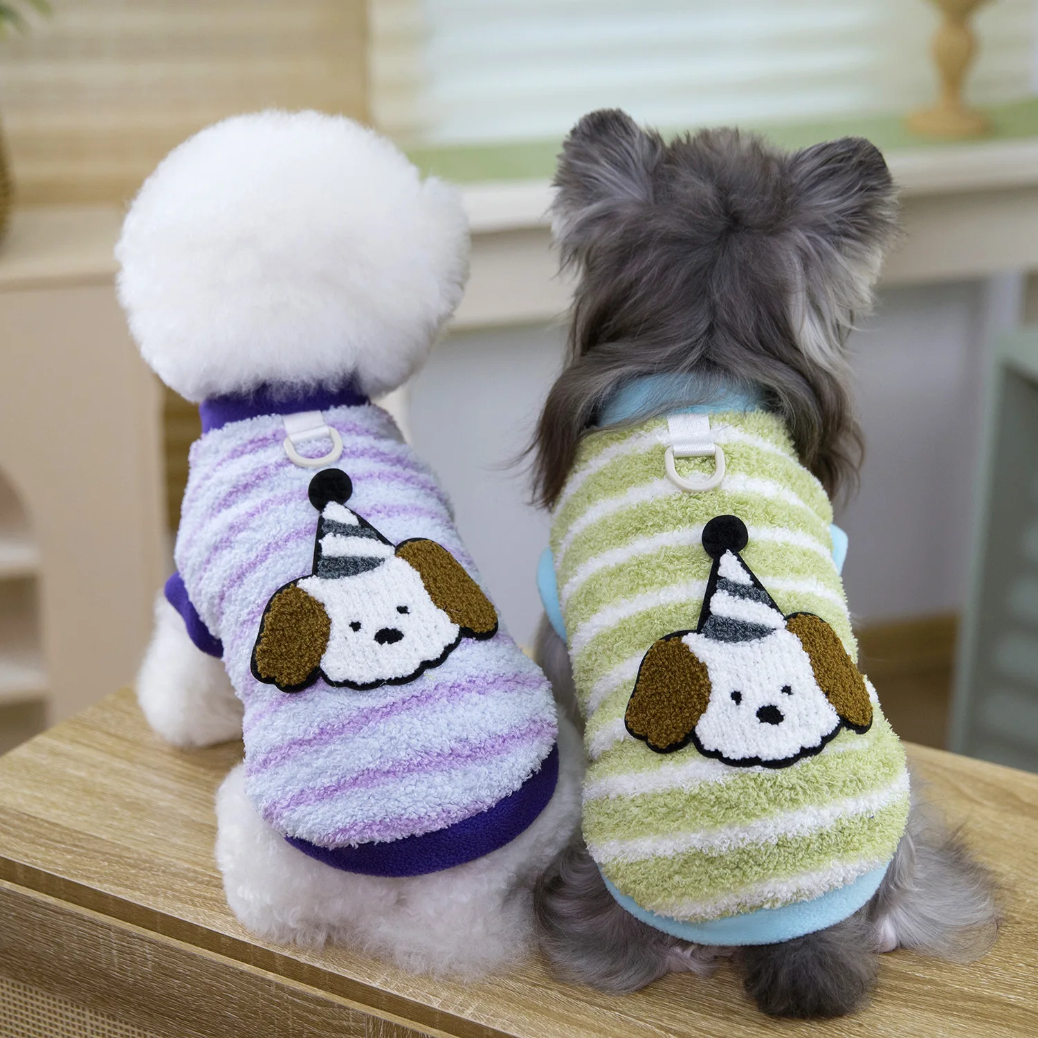 Fleecejacke für Hunde, Hundemantel, Kleidung für Chihuahua, Kleidung für Französische Bulldoggen, Welpen-Sweatshirt, Hundekostüm, Overall, Herbst, Winter – Detail 8