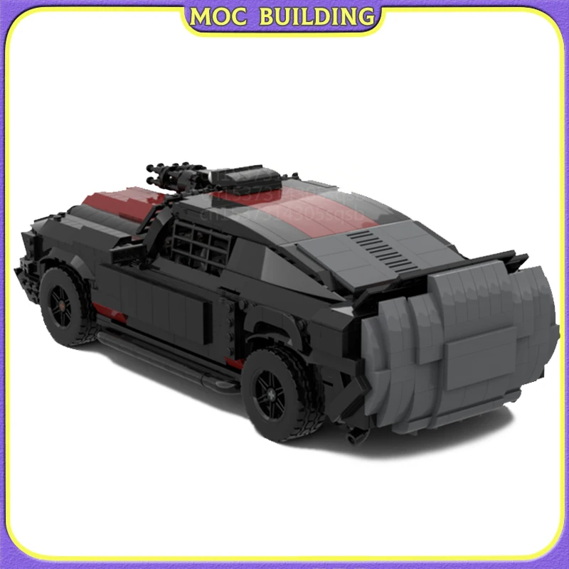 Technical Super Speed Car FordMustan 2008 Death Race Building Blocks Famous Vehicle Assemble Creative Bricks Collect Toys Gifts