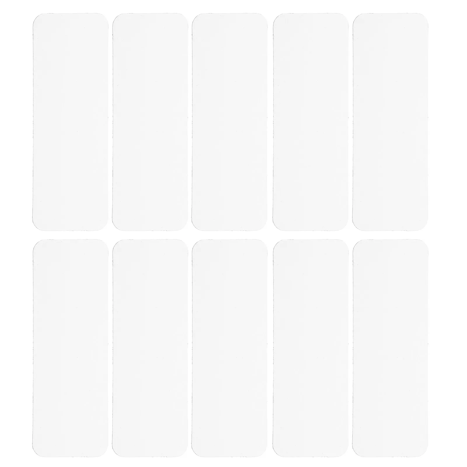 54pcs Magnetic Labels Dry Erase Labels White Board Magnets Labels Office Supplies