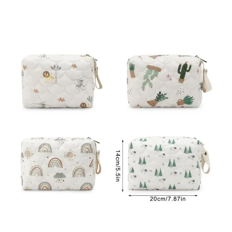 U13F Multifunction Baby Diaper Organize with Fashionable Pattern Travel Diaper Holder Convenient Bag Suitable for Outdoor Use