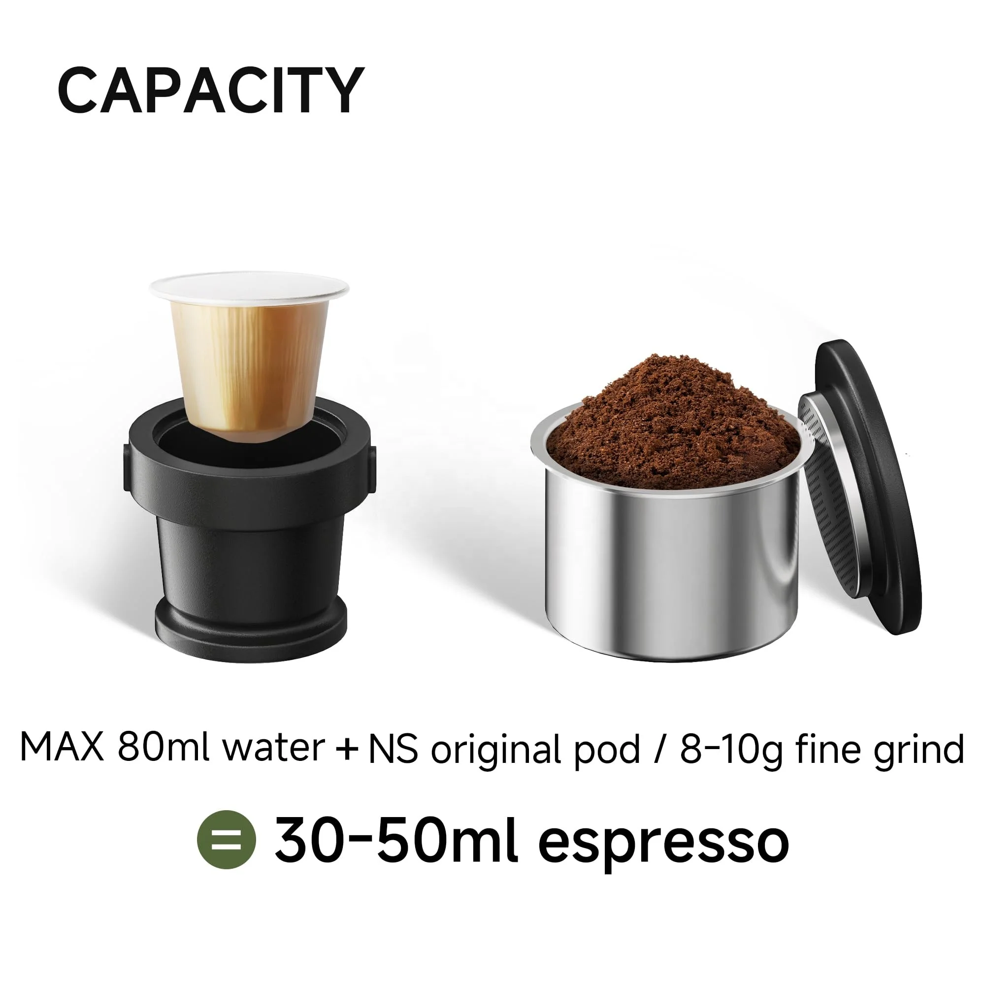 Hot Sale Portable Manual Plastic Espresso Machine Travel Capsule Mini H4D Hand-Pump Coffee Maker - view 4