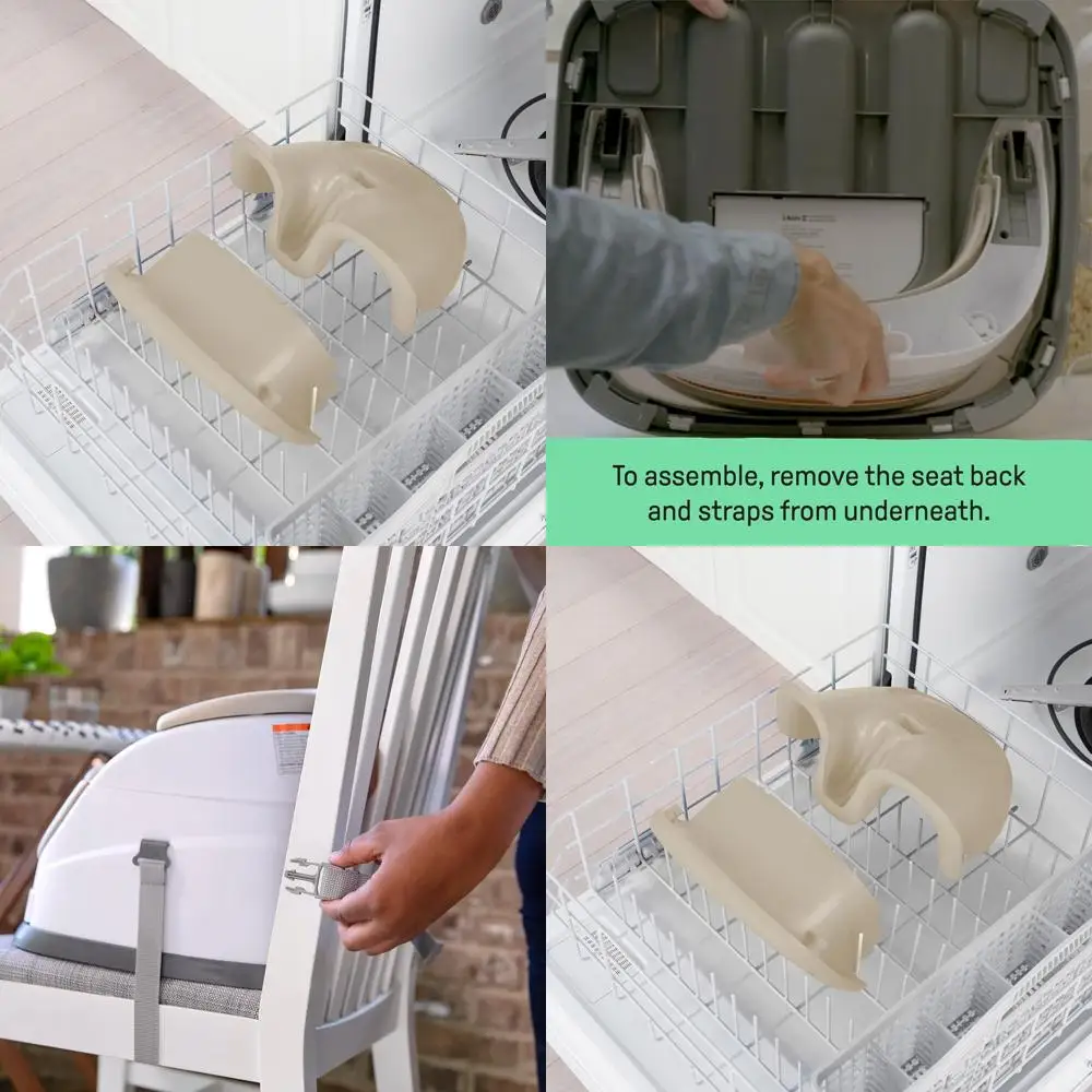 

2-in-1 Baby Feeding and Floor Seat with Self-Storing Tray