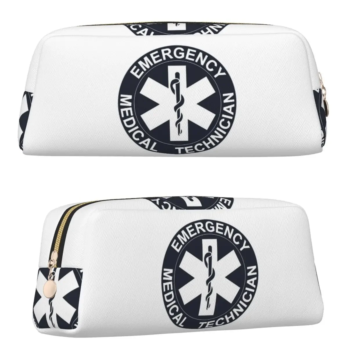 Emt Star Of Life Emergency Medical Pencil Case for Boy Girl School Pen Box Pencil Bag Pencil Pouch