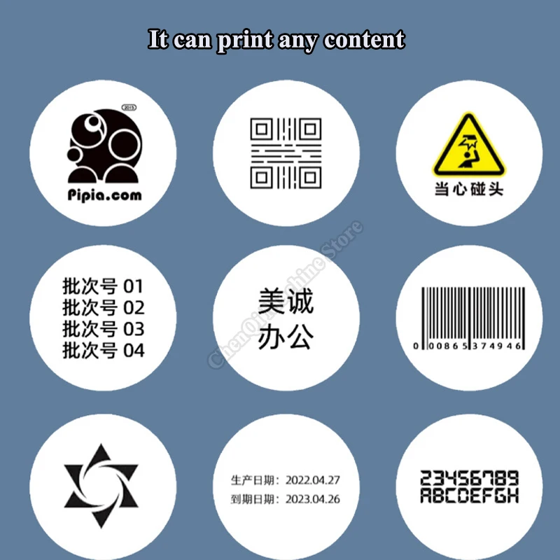 지능형 휴대용 잉크젯 프린터, 날짜 배치 번호, 플라스틱 상자, 자동 날짜 인쇄 장비