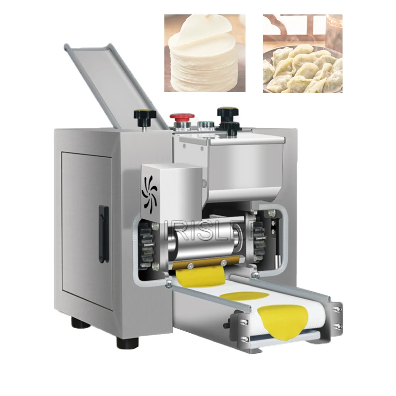 220 V Automatic Wrapper Making Dumpling Forming Chinese Meat Ravioli Skin Maker Machine