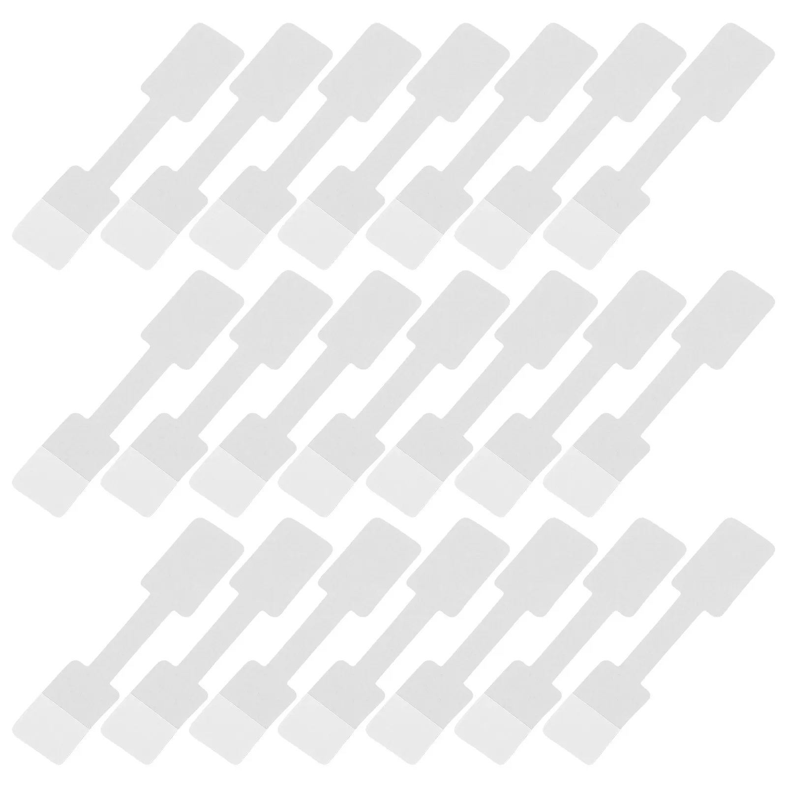 

100Pcs Price Tag Paper Blank Self Adhesive Jewelry Stickers for Rings Necklaces Convenient Handwriting Labels Jewelry Price Tags