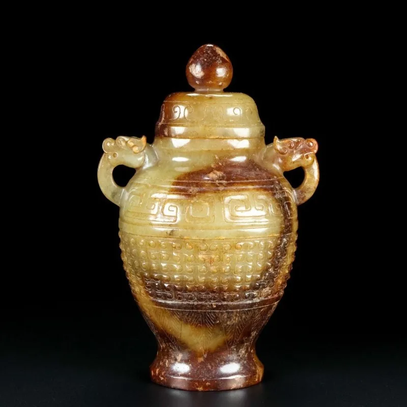 

Binaural bottle, thick skin, natural, delicate jade, warm, deep into the bone