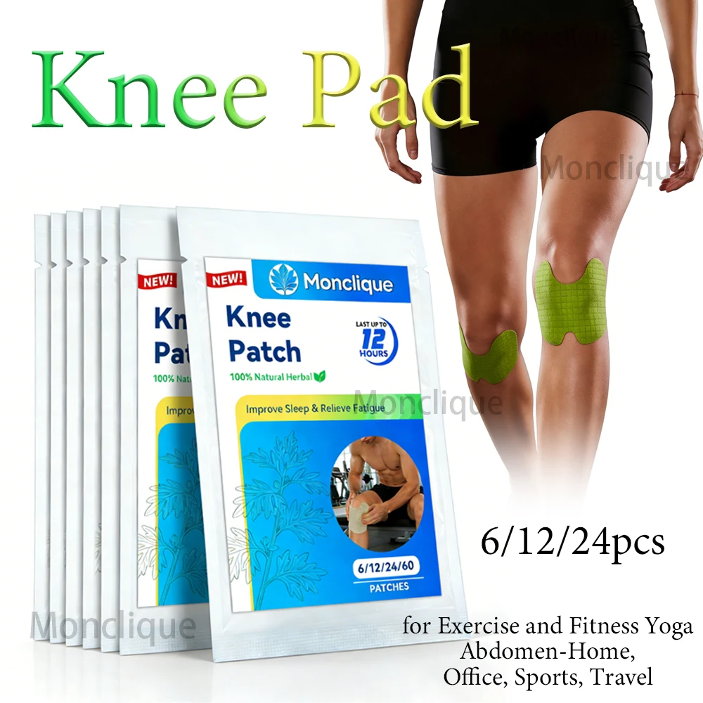 

12/72PCS Breathable Knee Patch Osmotic Massage Pad Joints Acupuncture Care Sticker Fit Design Relax Muscles Yoga Running Office