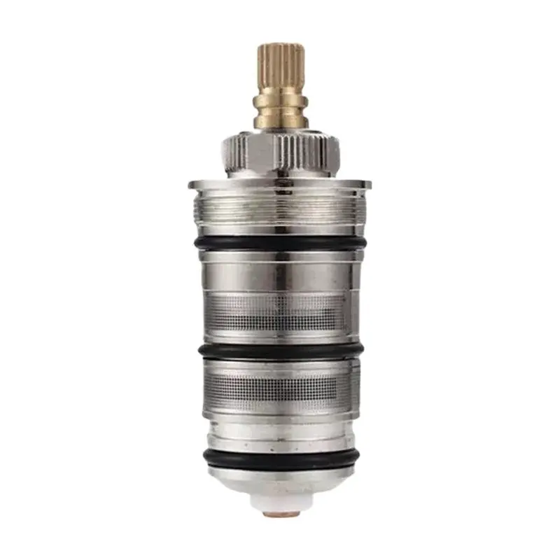 AB34-Brass Replacement Thermostatic Shower Cartridge Control Temperature For Bathroom Shower Tap Valve Repair Kit Spare Parts