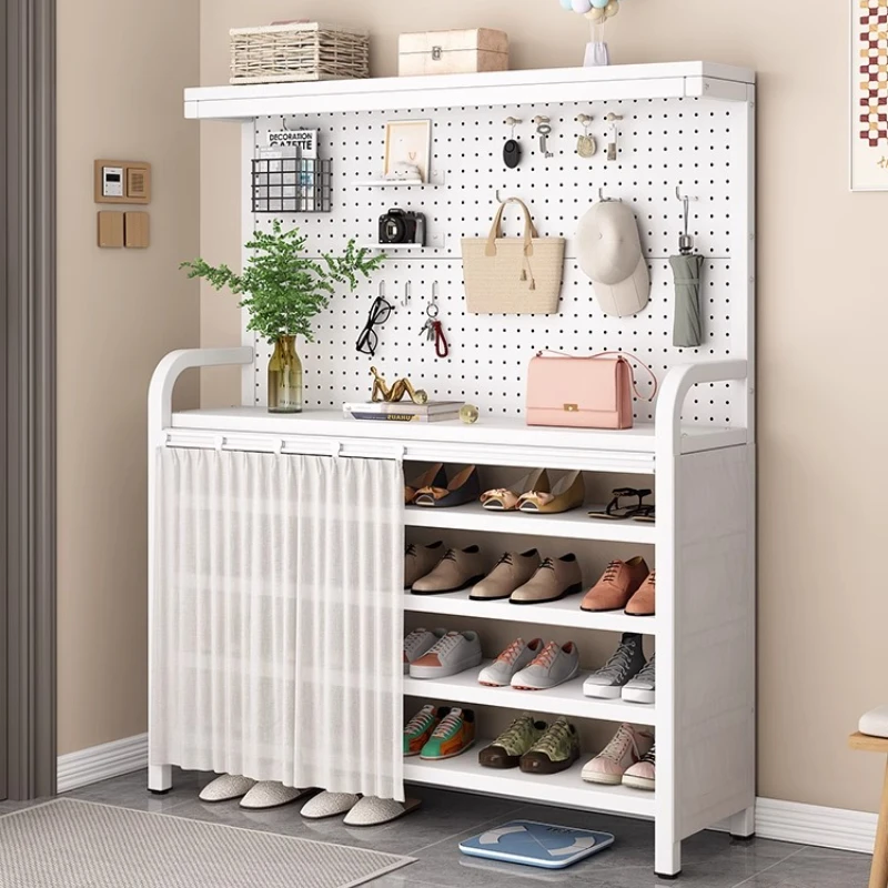 

Dust Proof Shelter Shoe Rack Multi Layer Shoe Cabinet Multi Functional Hole Board Storage Organizer Shoerack Cabinets Shoes