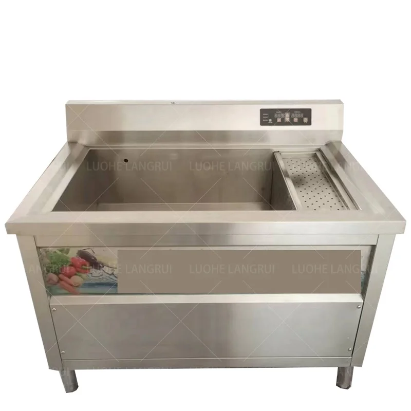 Small SUS304 Bubble Vegetable Fruit Washing Machine