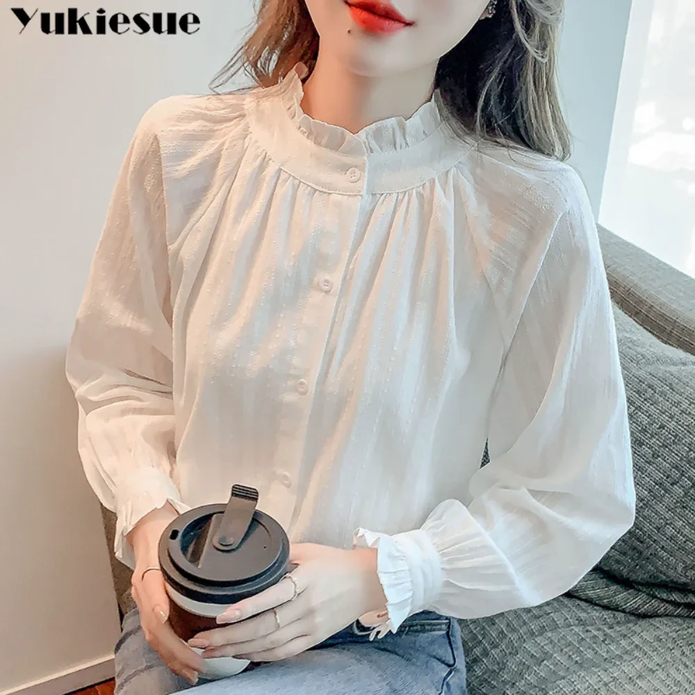 

Shirt Women's Korean Harajuku Casual Fashion Design New Spring Summer New Long Sleeve Shirt Design Aestheticism Commuting Wind