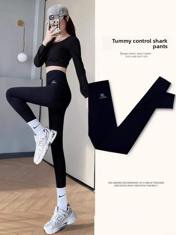 

Женские утепленные леггинсы с высокой талией из овечьего флиса для йоги, дышащие, влагоотводящие, повседневные брюки для осени и зимы