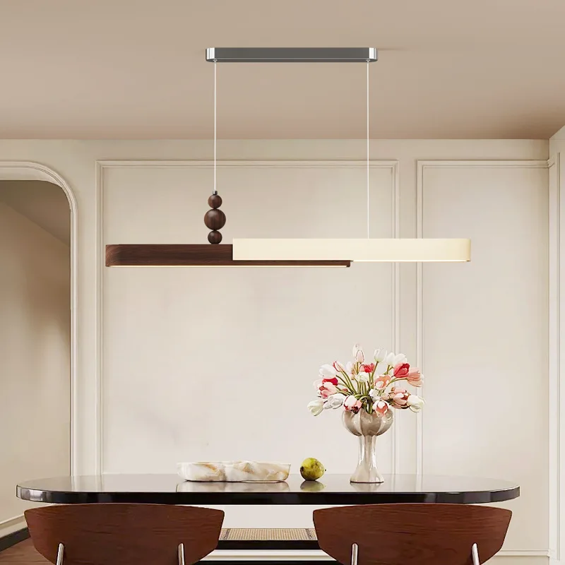 شريط مستقيم من الأكريليك أضواء قلادة طاولة الطعام حماية العين الحد الأدنى مصباح معلق لمطعم Woonkamer مقهى #1