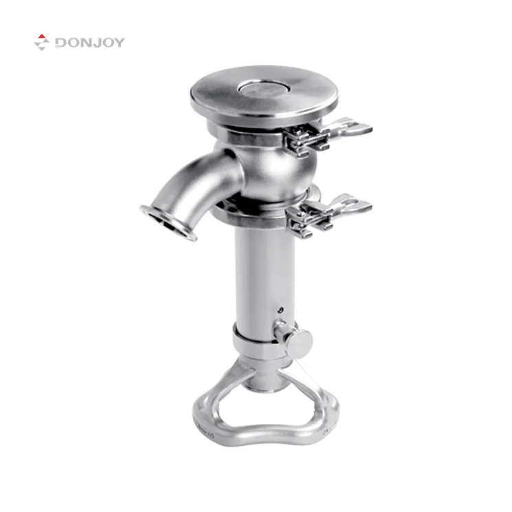 DONJOY 45 degree elbow inside open stainless steel tank bottom valve manual tank bottom valve tank bottom valve