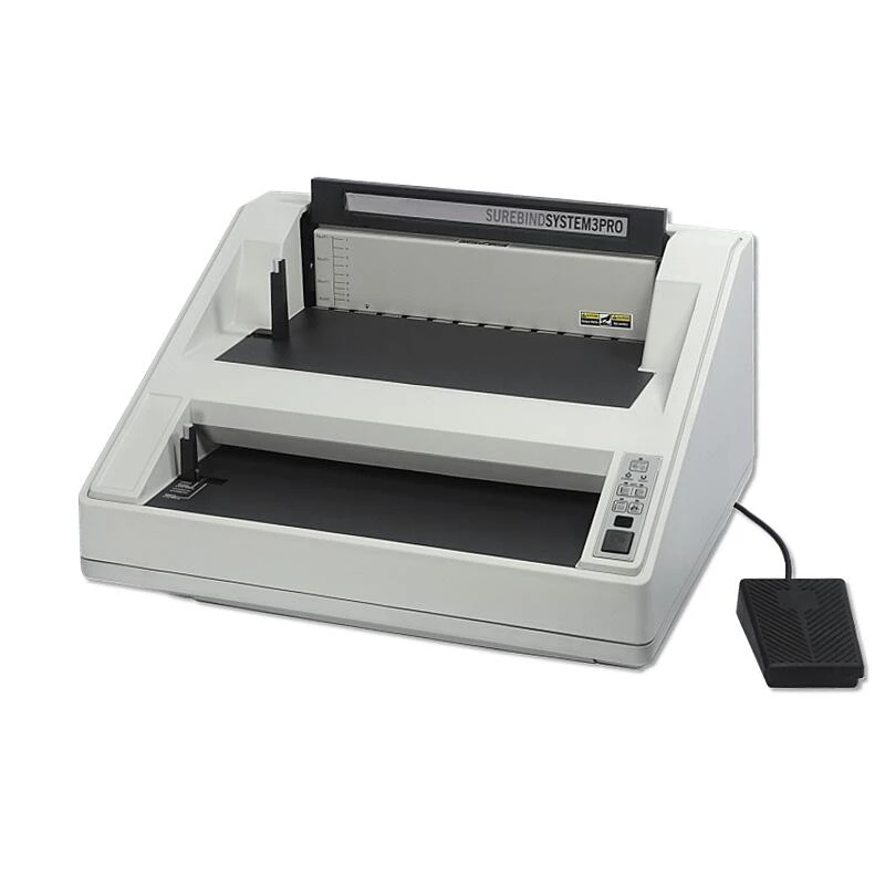 3 type electric binding machine for office use contract data punching machine binding machine