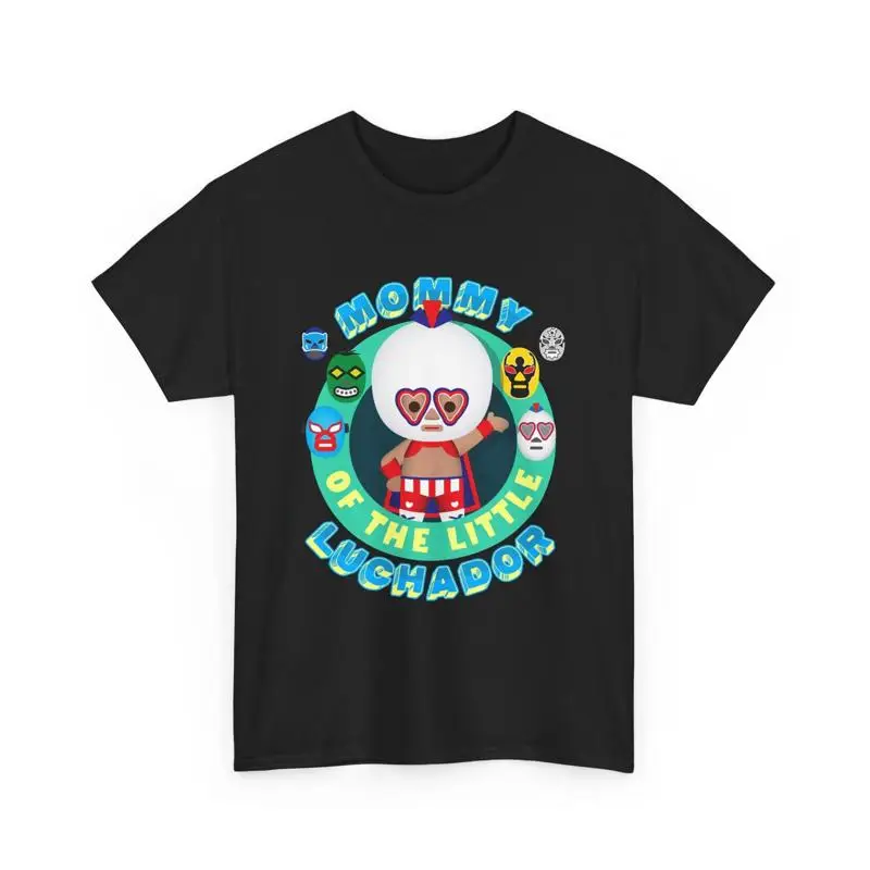 Camiseta de cumpleaños de luchador Lucha Libre, mamá del pequeño Luchador