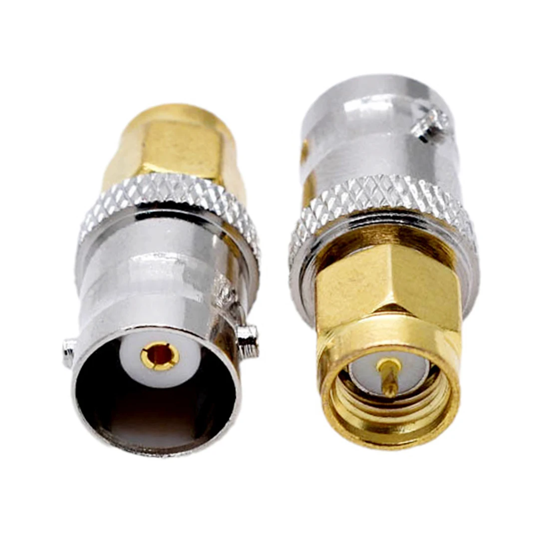 1pc BNC Female Jack to SMA Male Plug  RF Coax Modem Adapter Convertor Connector Straight Nickelplated New