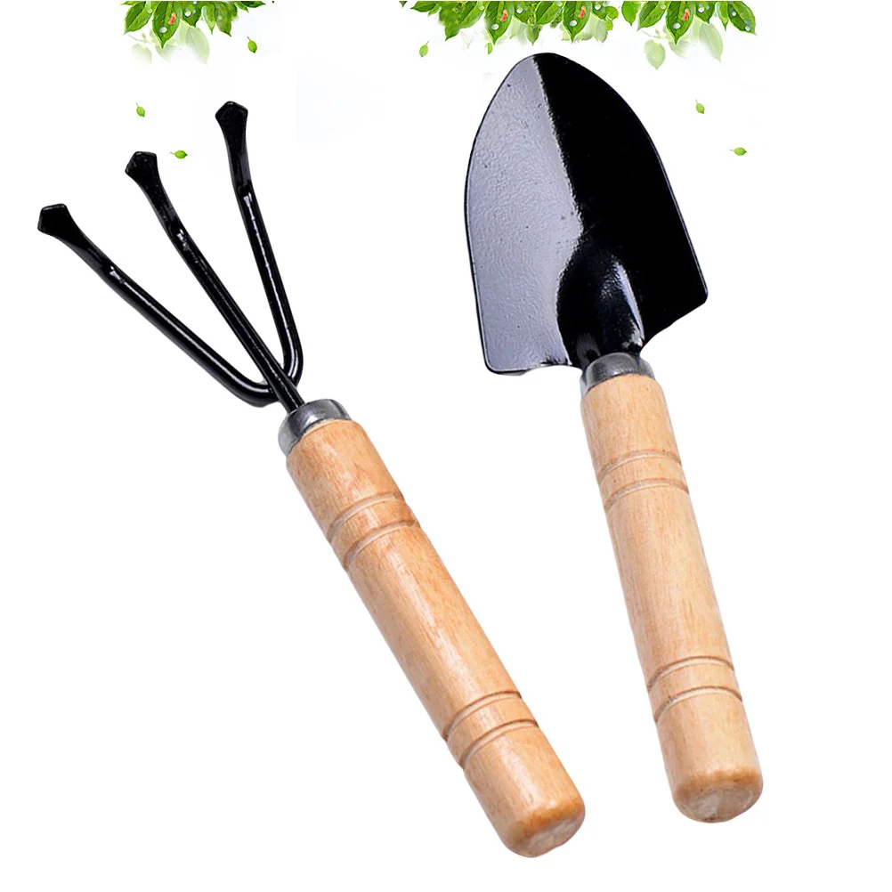 2 قطعة مجموعة أدوات الحدائق مجرف صغير مكابس لزراعة بونساي العصارية الرعاية في الأماكن المغلقة في الهواء الطلق تخزين محمول متين عملي