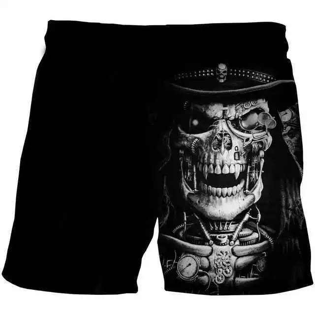 

Mens 3D Printed Loose Shorts Summer Cartoon Casual Beach Sports Wear