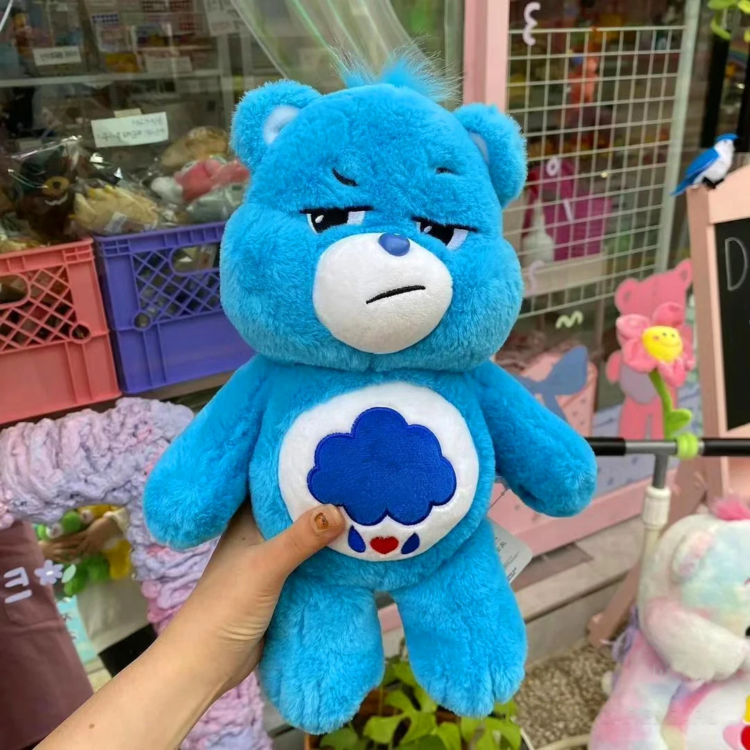 Urso de pelúcia arco-íris irritado, brinquedos adoráveis, ursos de cuidados, bonecos de pelúcia, decoração de casa, urso de pelúcia, travesseiros de pelúcia para dormir, presente