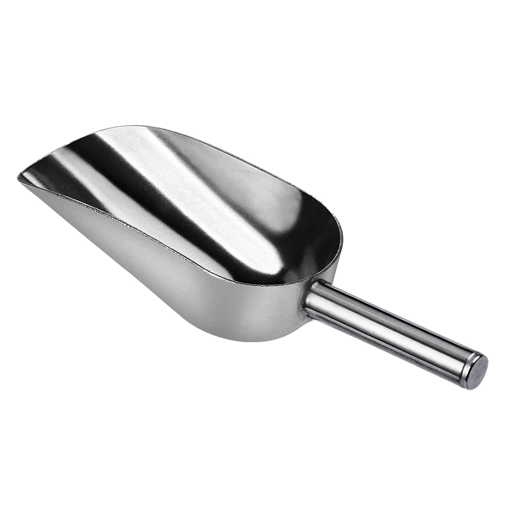 Pet Feeding Shovel  Jewelry Tool Stainless Steel ContainerLarge Capacity Household accessories Food Buffet Multi-purpose Shovel