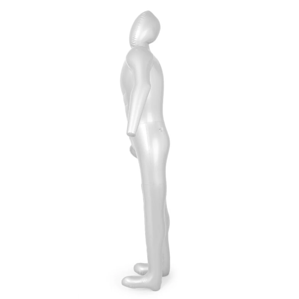 Man Full Body Inflatable Mannequin Male Fake Dummy Window Display Stand Torso Tailor Clothes Model Whole Body Modeling Tool