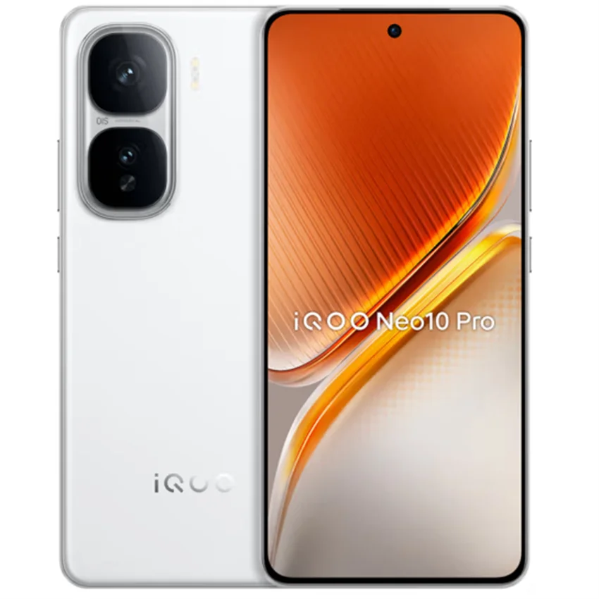 النسخة الصينية الأصلية VIVO iQOO Neo 10 Pro الأبعاد 9400 6100mAh 120W SuperVOOC 50MP IMX921 OIS 6.78 بوصة AMOLED 144 هرتز NFC