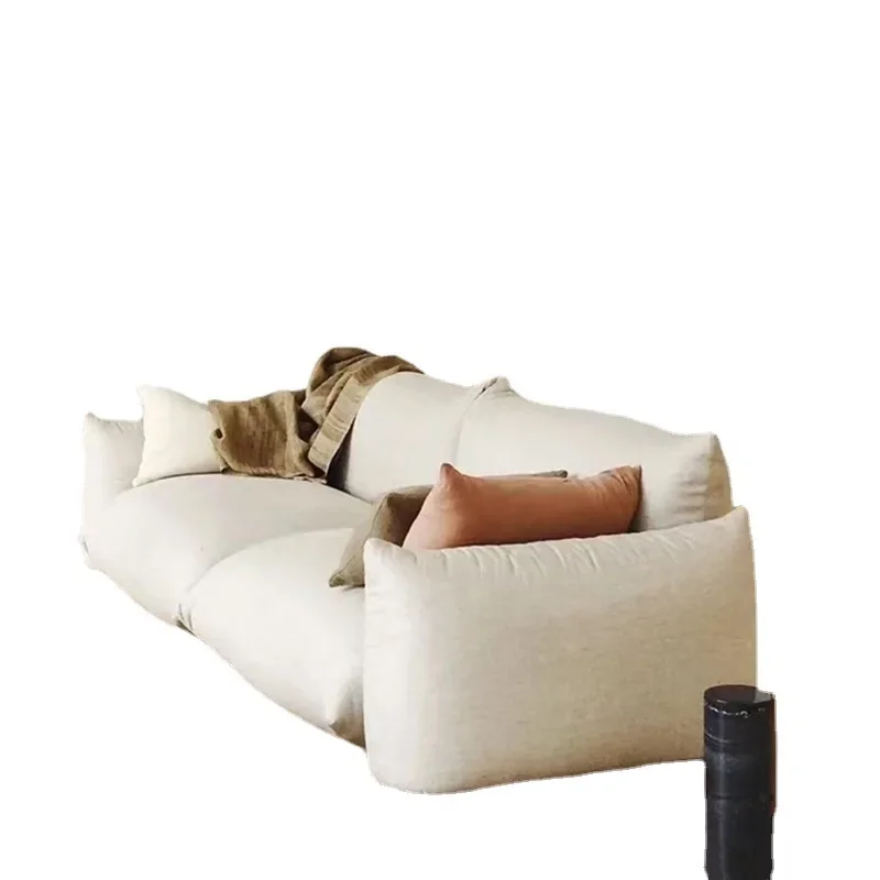 

Italian, sofa, Scandinavian style, cream, bread cubes, sofa, lamb wool, fabric