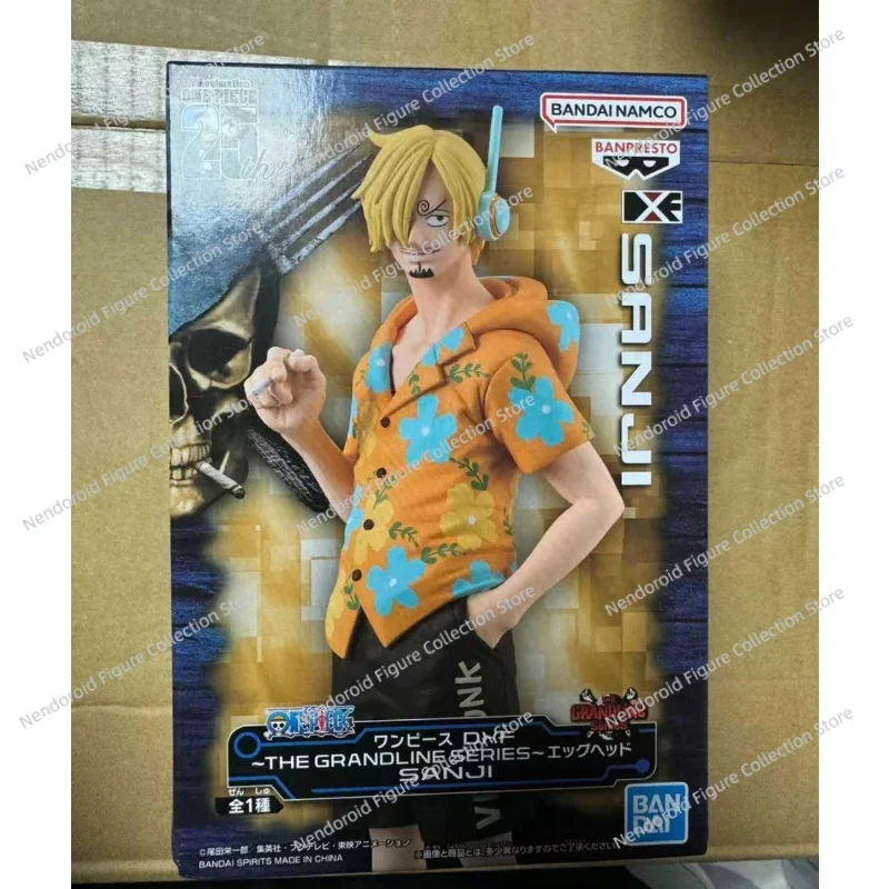 Auf Lager Bandai Ban presto DXF ein Stück die Grand Line Serie Egghead Sanji Desktop niedlichen Puppe Anime Action figur Spielzeug Geschenk modell