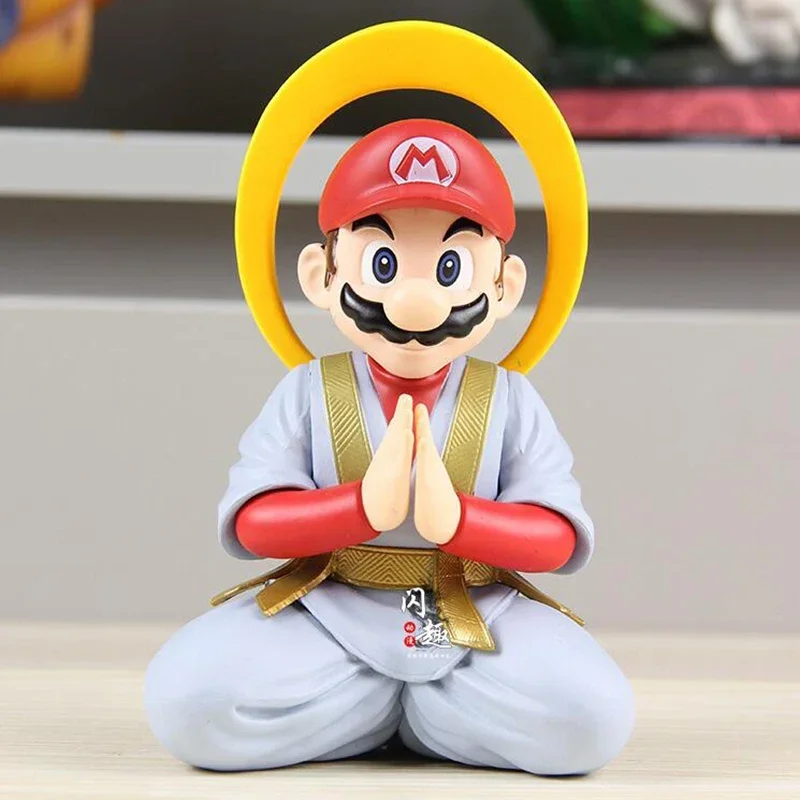 Anime Super Mario Action Figure Toys, Crayon Shin-chan Figuras, Manga GK Statue, Kawaii Butter, Modèle en PVC, Ornements, Cadeau pour Enfants