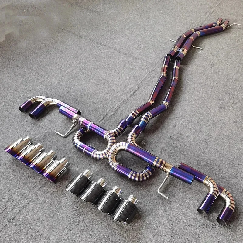 

Factory Hot Selling High-Peormance Exhaust Catback for URUS 4.0 2018 304/Titanium Alloy Exhaust Pipe Box Packed