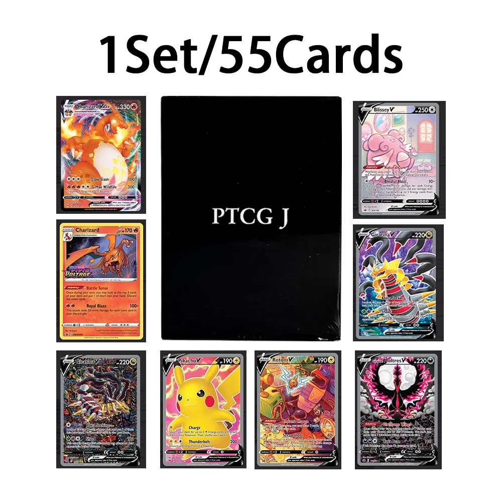 PTCG-J Proxy Card Aerodactyl Charizard Giratina Rotom Marnie Tyranitar Chilling Reign Galarian Articuno PKM Foil Cards Whole Set