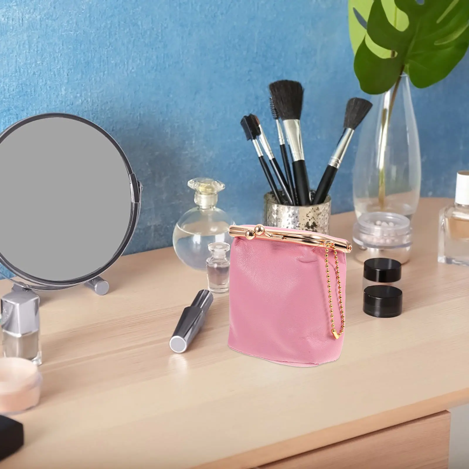 

Square Lipstick Box Mini Holder Portable Case Travel Gloss Bag Small Ladies Cosmetics ganizer Delicate Compact Brush Storage