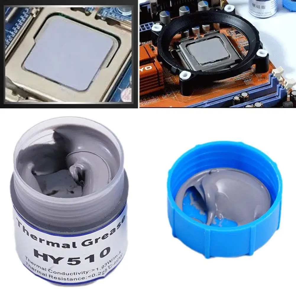 HY510 Thermal Conductive Silicone Grease Silicone Compound Thermal Paste Conductive Grease Heatsink CPU Chipset Notebook Cooling